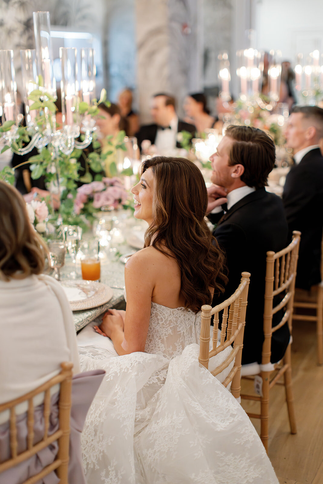 Newlyweds at a Newport estate